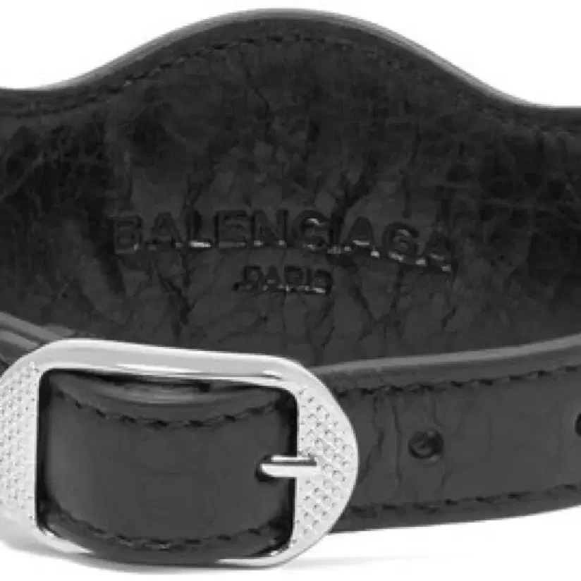 판매] Bracelet en cuir noir Balenciaga 팔찌