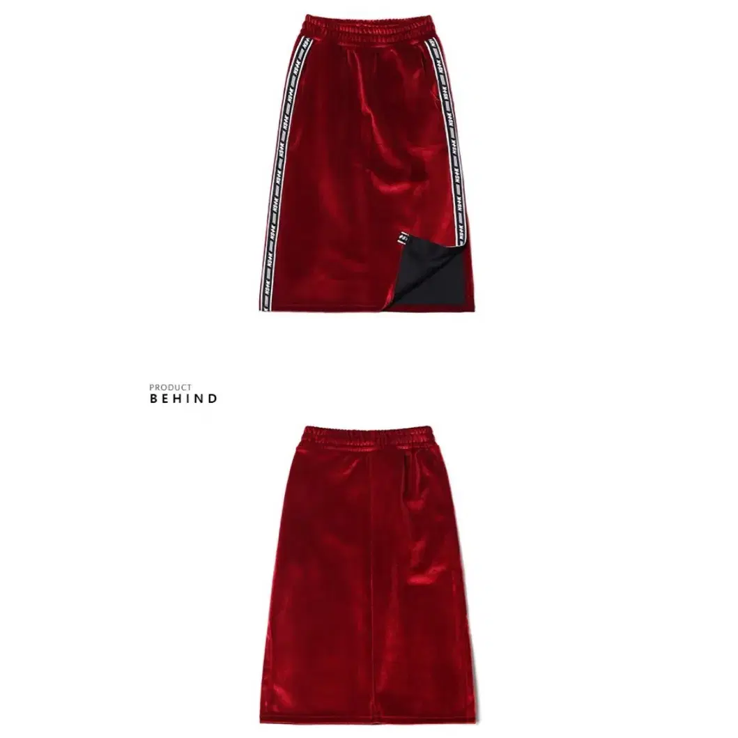 네스티킥셋업TRACK TOP& MIDDY SKIRT BURGUNDY