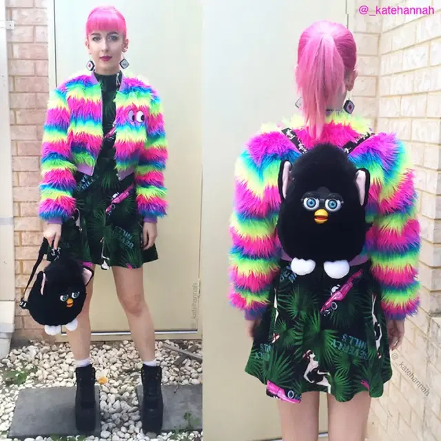 lazy oaf fur jackets 레이지오프 퍼자켓