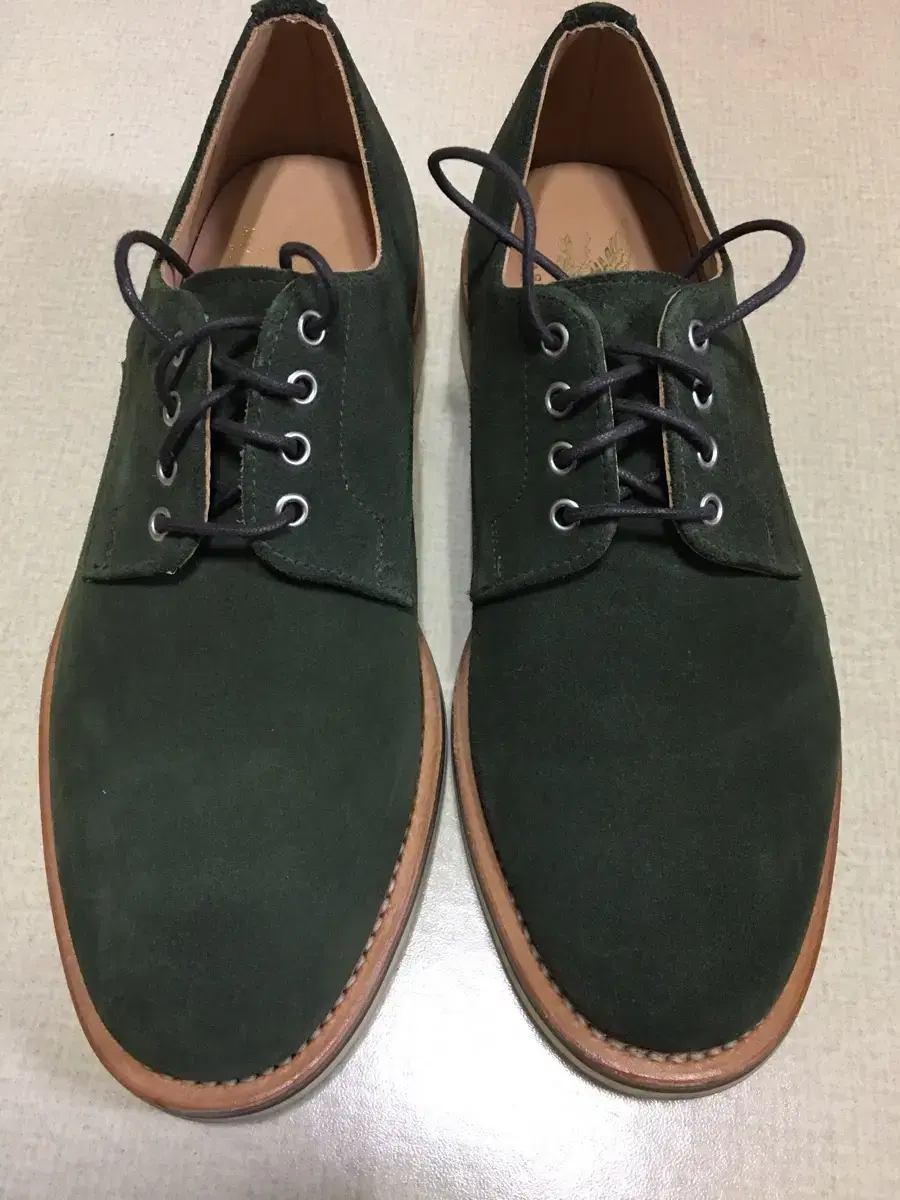 MARK MCNAIRY suede Derby Shoe US 10/GB 9