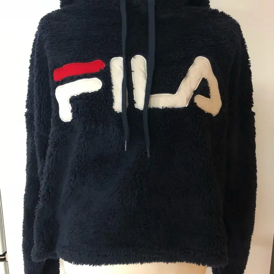 일본 한정 WEGO X FILA 퍼 후리스 후드