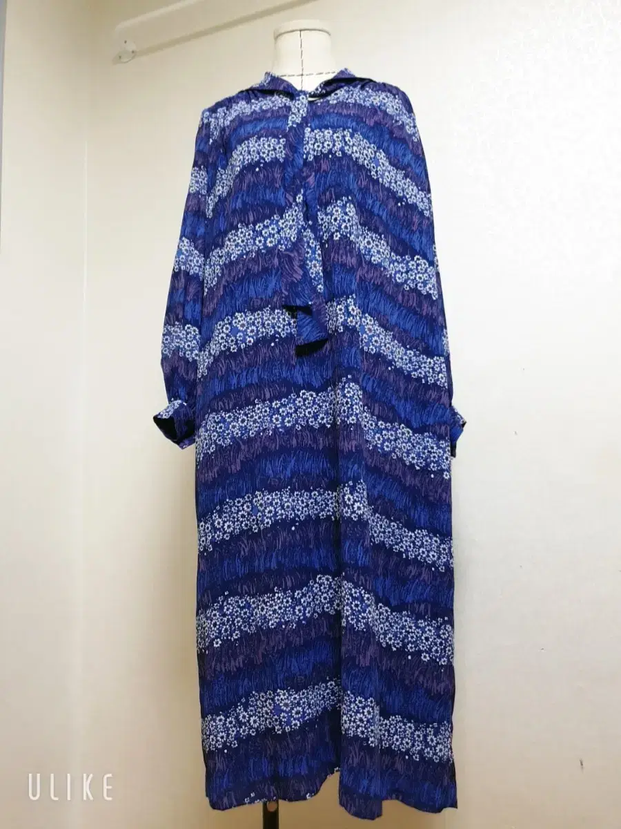 [imported vintage] lew chiffon vintage long ONEPIECE real vintage