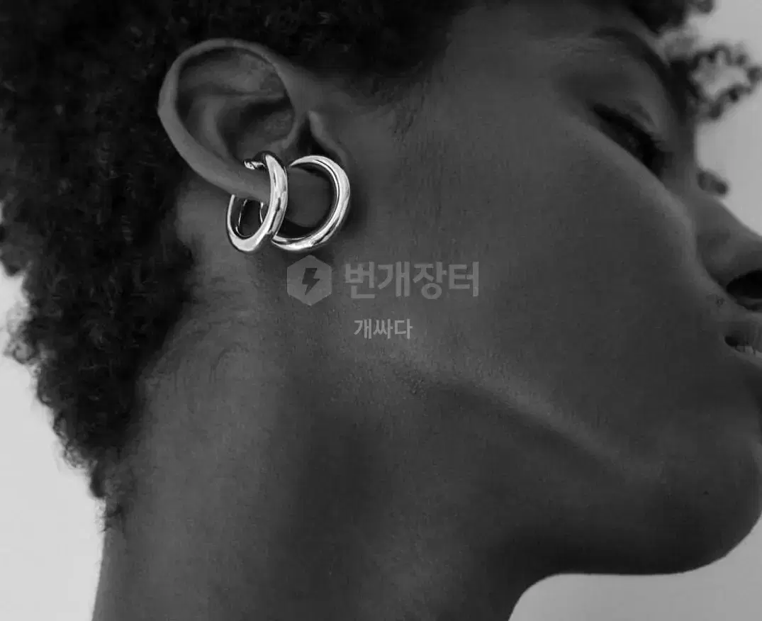 Unisex ear cuff ring earrings