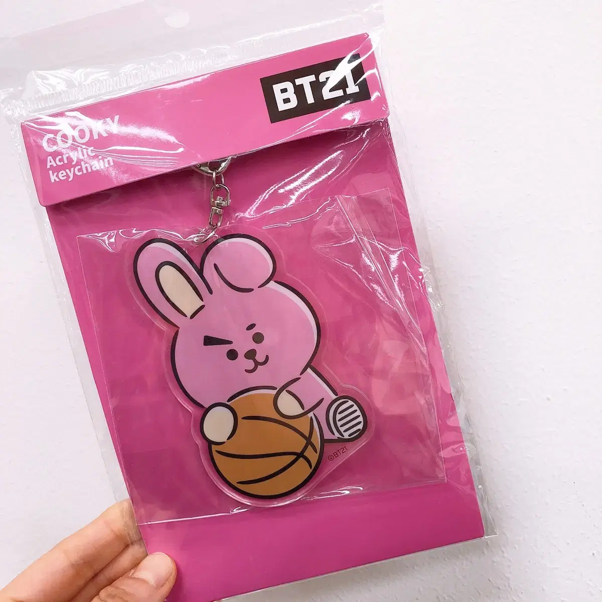 bt21 쿠키 빅사이즈 아크릴키체인 (일본)