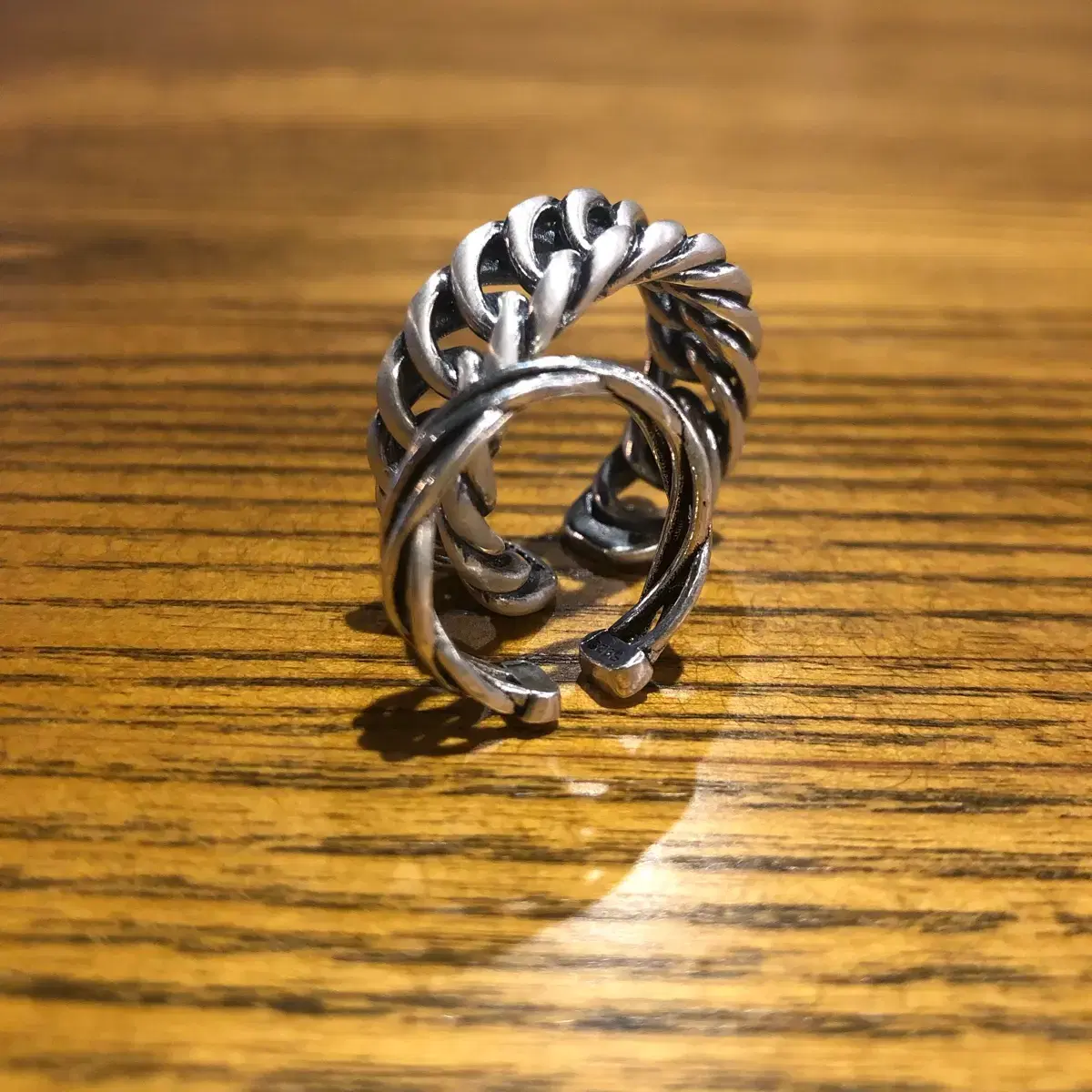 CHAIN SILVER RING(The First)