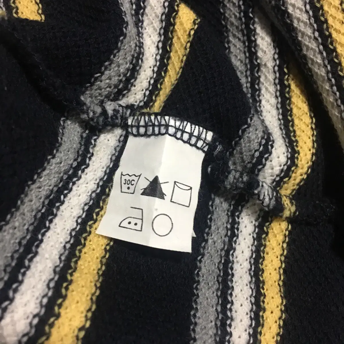 Chaps Ralph Lauren S/S 스트라이프 폴로 셔츠 Sz L