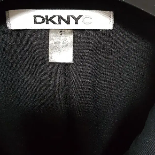 (55) DKNY 여성 검정 면 싱글코트 (S) 55사이즈