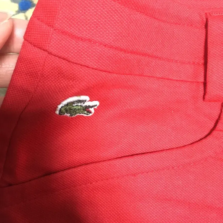 라코스테 Lacoste 숏팬츠 레드