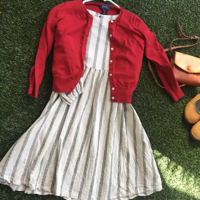 [7-8y] zara kids 가디건 3개 /폴로 가디건 1개